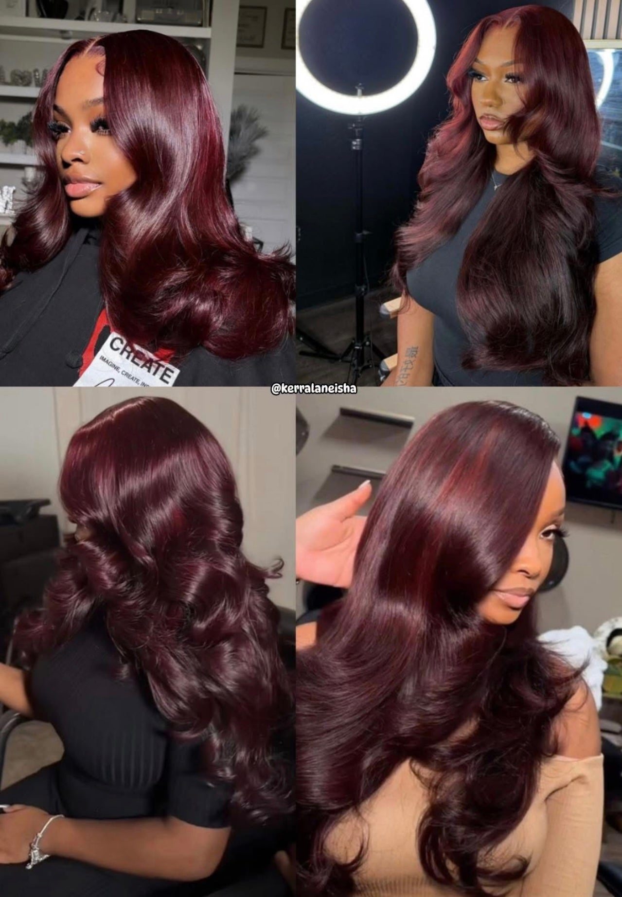 Burgundy Hair Inspo Deal**